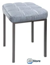 Табурет Древпром Пуф ДП3-08 (металлик/Bengal серый)