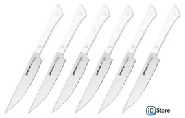 Набор ножей для стейка Samura Harakiri SHR-0260W