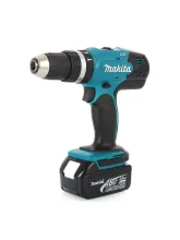 Дрель ударная Makita DHP453RFE аквамариновый, черный