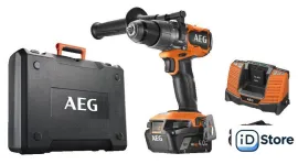 Ударная дрель-шуруповерт AEG Powertools BSB 18C3BL-X02C 4935478937 (с 2-мя АКБ 2 Ач 4 Ач, кейс)