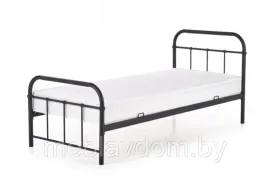 Кровать HALMAR LINDA черный (90х200)