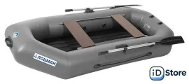 Моторно-гребная лодка Лоцман Гребная под мотор стандарт ЛС-240 ВНД (серый)