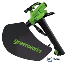 Садовая воздуходувка Greenworks GD40BVII 40V 2406907 (без АКБ)