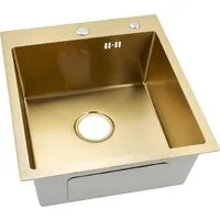 Кухонная мойка ARFEKA ECO AR 450500 GOLD PVD NANO
