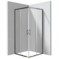 Душевой уголок Deante FUNKIA EVO KYC_D089P 90x80 прозрачное стекло / профиль титан