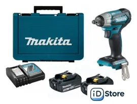 Гайковерт Makita DTW180RFE (с 2-мя АКБ, кейс)