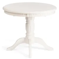 Обеденный стол TetChair Stefano круглый (бук/Ivory White)