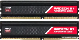 Оперативная память AMD Radeon R7 Performance 2x8GB DDR4 PC4-19200 R7S416G2400U2K