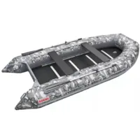 Надувная лодка Roger Boat Hunter 3000 (без киля, серый камуфляж/графит комби)