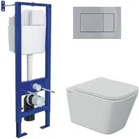 Унитаз подвесной Berges Wasserhaus Floe 043369 (с сиденьем)