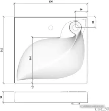 Умывальник Madera List 55