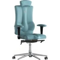 Офисное кресло Kulik System Elegance (экокожа, синий с подголовником)