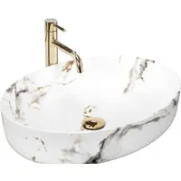 Умывальник Rea Queen (carrara shiny)