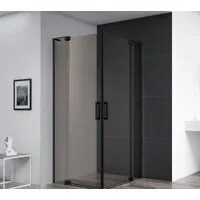 Душевой уголок Cezares SLIDER-A-2-90/100-BR-NERO