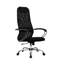 Кресло Situp OPTIMA chrome (сетка Black/Black) механизм DMS