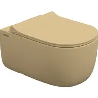 Унитаз подвесной Berges Wasserhaus Ego XL Rimless 083211 (с сиденьем)