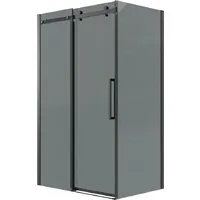 Душевой уголок Grossman Classic 140x100x195 120.K33.04.1410.21.10 (черный матовый/стекло тонированное)