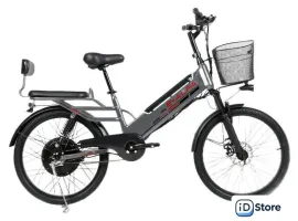 Электровелосипед SameBike E-ALFA NEW SB-E-ALFA500-48/10 (серый)