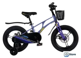 Детский велосипед Maxiscoo Air Pro 18 2024 (синий карбон)
