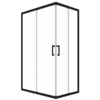 Душевой уголок Triton Фикс-Блэк 120х90 (без поддона)