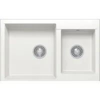 Кухонная мойка Polygran Brig-772 (белый хлопок 36)