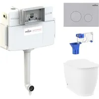 Унитаз приставной Lavinia Boho Relfix Bell Pro 5 в 1 87060211 (матовый пластик)