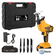 Сабельная пила Deko DKRS20-Li 063-4311 (с 2-мя АКБ, кейс)