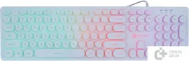 Клавиатура Oklick 420MRL (белый)