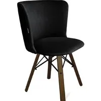 Стул Sheffilton SHT-ST36/S70 (ночное затмение/темный орех/черный)