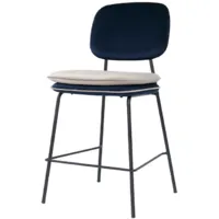 Стул с подлокотниками Bergenson Bjorn Pea / BB0000696 (темно-синий/бежевый)