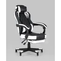 Кресло геймерское Stool Group Virage / Burgendy Ykc (черный/белый)