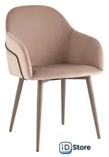 Стул с подлокотниками Stool Group Новел LV-110-H61/H74K-02-7006P (серо-коричневый)