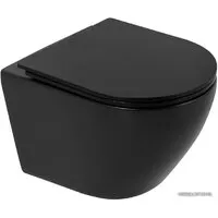Унитаз подвесной BelBagno BB062CHR-MB (без сиденья)
