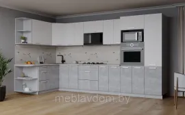 Угловая кухня Мила Лайт 1,68х3,4 м.