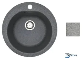 Кухонная мойка БелЭворс Nika (серый, без сифона)