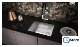 Кухонная мойка ZorG Zerox 54 U / IF Side SF Steel