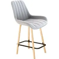 Стул Sheffilton SHT-ST37/S94-1 (серое облако/прозрачный лак/черный муар)