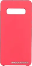 Чехол для телефона Case Liquid для Samsung Galaxy S10 plus (розово-красный)