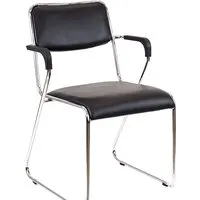 Офисный стул Everprof Fix Plus (экокожа, черный)