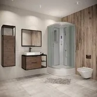 Душевая кабина Niagara NG-3301-14P 90x90x215 (матовое стекло)