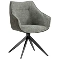 Стул Woodville Kansas (серый/графит/черный)