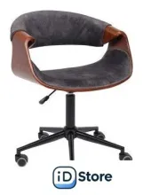 Офисный стул AksHome Angara (велюр, темно-серый Fabb 16/черный)