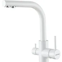 Смеситель Paulmark Essen 213011-431TW (белый матовый)