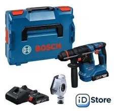 Перфоратор Bosch GBH 18V-18 X Professional 0611927181 (с 2-мя АКБ, кейс, с переходником на евровилку)