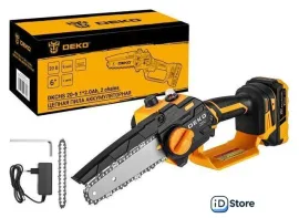 Аккумуляторная пила Deko DKCHS 20-6 063-4307-2 (с 2-мя АКБ)