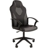 Игровое (геймерское) кресло CHAIRMAN Стандарт СТ-17 Гейм (экопремиум, черный/серый)