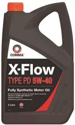 Моторное масло Comma X-Flow Type PD 5W40 / XFPD5L
