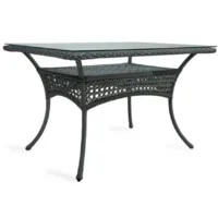 Стол садовый AIKO Deco прямоугольный 7019П 140x85x75 Серо-коричневый