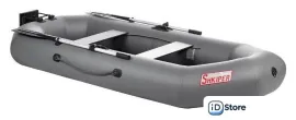 Моторно-гребная лодка Тонар Шкипер 280НТ (серый)
