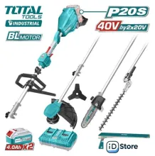 Комбимотор Total TSTLI2040386 (с 2-мя АКБ)